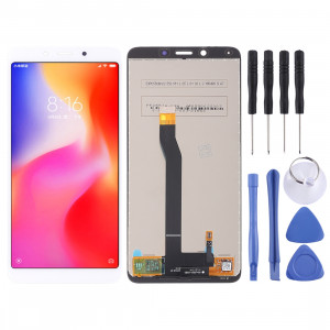 Ecran LCD et Digitizer Full Assembly pour Xiaomi Redmi 6 / 6A (Blanc) SH917W1458-20