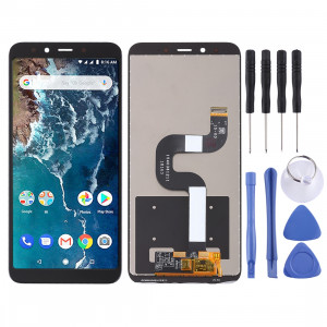 Ecran LCD et Digitizer Full Assembly pour Xiaomi Mi 6X / A2 (Noir) SH918B902-20