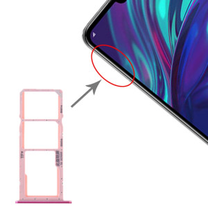 Plateau pour carte SIM + Plateau pour carte SIM + Plateau pour carte Micro SD pour Huawei Y7 (2019) / Y7 Pro (2019) / Y7 Prime (2019) (Violet) SH958P148-20