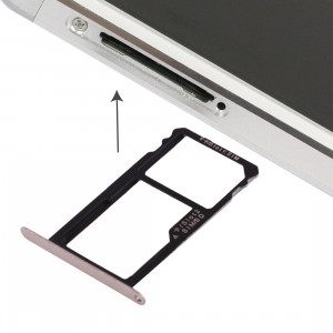 iPartsBuy Huawei Honor 7 Nano carte SIM plateau + nano carte SIM / Micro SD (or) SI981J253-20