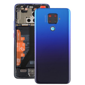 Cache arrière de batterie d'origine avec objectif d'appareil photo pour Huawei Mate 30 Lite (Twilight) SH6JSL68-20