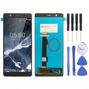 Ecran LCD et Digitizer Full Assembly pour Nokia 5.1 (Noir) SH132B361-20