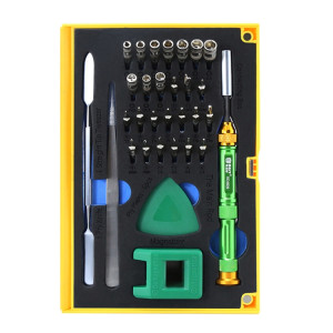 BEST BST-8929 Kit de tournevis à embout magnétique pour tournevis 37 en 1 Ensemble de tournevis professionnels SB3198731-20