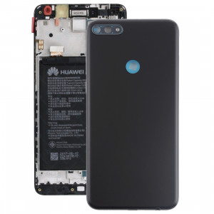 Coque Arrière avec Touches Latérales pour Huawei Y7 (2018) (Noir) SH79BL1524-20