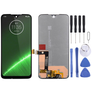 Ecran LCD et numériseur complet pour Motorola Moto G7 Plus (Noir) SH291B57-20