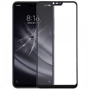 Écran avant lentille en verre pour Xiaomi Mi 8 Lite (noir) SH430B819-20