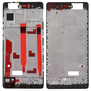 Plaque de cadre de boîtier LCD pour boîtier avant pour Huawei P9 (Noir) SH521B1587-20