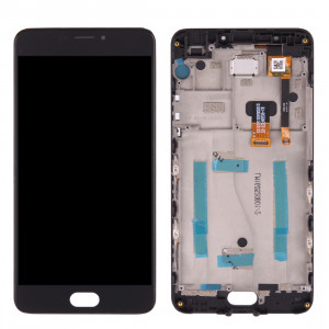 iPartsAcheter Meizu M3 Note / Meilan Note 3 (Chine Version) Écran LCD + Écran Tactile Digitizer Assemblée avec Cadre (Noir) SI651B1996-20