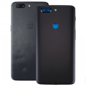 iPartsBuy OnePlus 5T Couverture Arrière (Noir) SI96BL1539-20