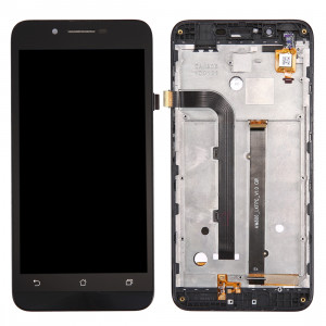 iPartsAcheter pour Asus ZenFone Go / ZC500TG / Z00VD écran LCD + écran tactile Digitizer Assemblée avec cadre (Noir) SI01BL344-20