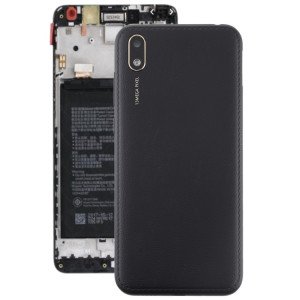Cache arrière de batterie avec objectif et touches latérales pour Huawei Y5 (2019) (Noir) SH78BL611-20