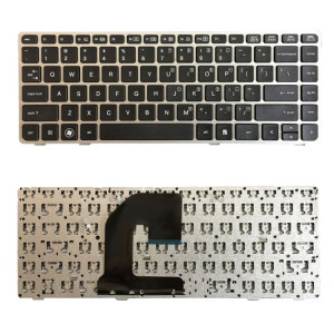 Clavier Version américaine avec cadre argenté pour HP EliteBook 8470B 8470P 8470 8460 8460p 8460w ProBook 6460 6460b 6470 SH390965-20