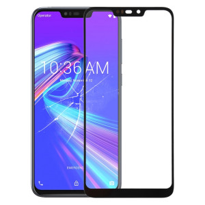 Ecran Avant Lentille Extérieure en Verre pour Asus Zenfone Max (M2) ZB633KL / ZB632KL X01AD (Noir) SH922B1932-20