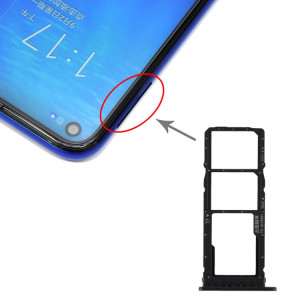 Plateau pour carte SIM + Plateau pour carte SIM + Plateau pour carte Micro SD pour Huawei Honor Play 3 (Noir) SH939B1115-20