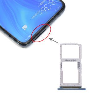 Plateau pour carte SIM + Plateau pour carte SIM / Plateau pour carte Micro SD pour Huawei Enjoy 10 Plus (Breathing Crystal) SH40BC190-20