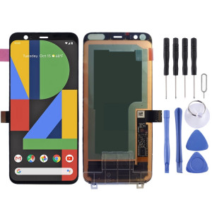 Écran LCD d'origine pour Google Pixel 4 avec assemblage complet du numériseur (noir) SH967B308-20