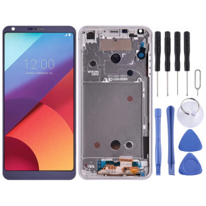 Écran LCD d'origine pour LG G6 / H870 / H870DS / H872 / LS993 / VS998 / US997 Ensemble complet de numériseur avec cadre (Violet) SH65PL506-20