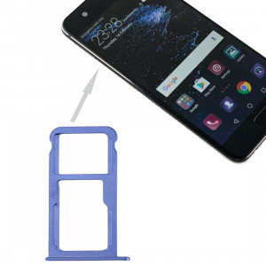 iPartsAcheter Huawei P10 Carte SIM Plateau et carte SIM / Micro SD (Bleu) SI215L1431-20