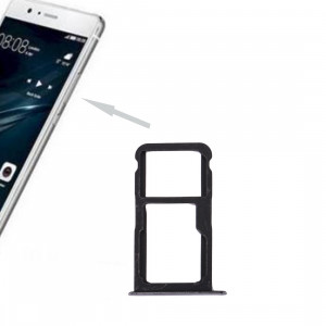 iPartsAcheter Huawei P10 Lite carte SIM plateau et carte SIM / Micro SD (Noir) SI216B1104-20
