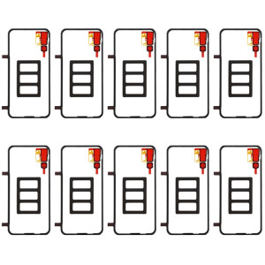 10 ensembles d'autocollants adhésifs pour couvercle de boîtier arrière pour Huawei P20 Pro SH4293763-20