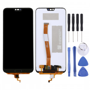 Ecran LCD et numériseur complet pour Huawei Honor 10 Ne prend pas en charge l'identification par empreinte digitale (Noir) SH371B975-20