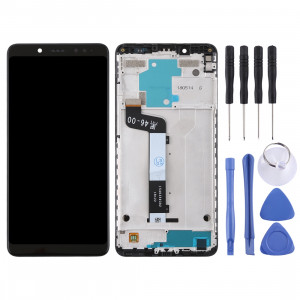 Écran LCD et Digitizer Assemblée complète avec cadre pour Xiaomi Redmi Note 5 (Noir) SH376B599-20