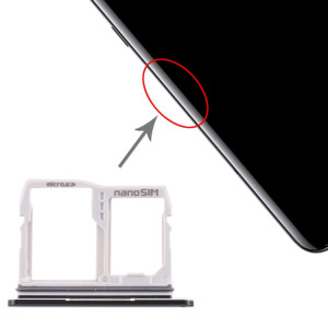 Plateau Carte SIM + Plateau Carte Micro SD pour LG V50 ThinQ 5G (Noir) SH461B1029-20