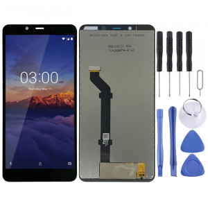 Écran LCD et numériseur complet pour Nokia 3.1 Plus (noir) SH561B1226-20
