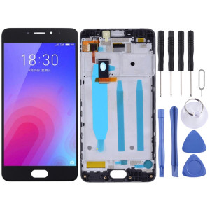 Écran LCD TFT pour Meizu M6 M711H M711Q Assemblage complet du numériseur avec cadre (Noir) SH574B1131-20