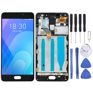 Écran LCD TFT pour Meizu M6 Note Digitizer Assemblage complet avec cadre (Noir) SH578B488-20