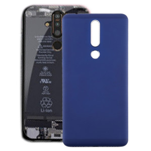 Cache arrière de batterie avec touches latérales pour Nokia 3.1 Plus (bleu) SH58LL1129-20