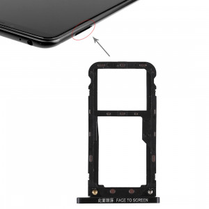 Bac à carte SIM pour Xiaomi Mi Max 3 (Noir) SH938B1627-20