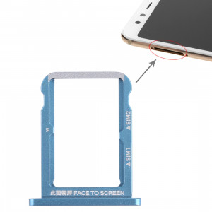 Double support de carte SIM pour Xiaomi Mi 6X (bleu) SH939L1791-20