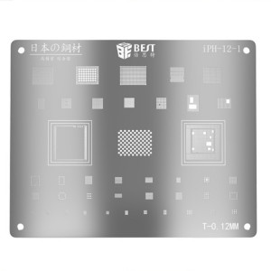 BEST iPH-12-1 CPU Reballing Stencils Template pour iPhone SB50991114-20