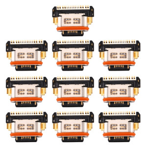 Pour Vivo X27 / X27 Pro 10pcs connecteur de port de charge SH5155430-20
