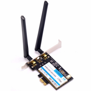 TX-9260AC Adaptateur WiFi PCI-e de bureau bibande double bande 802.11ac 1730Mbps + Carte réseau sans fil Bluetooth 5.0 pour Intel 9260ac SH52151330-20