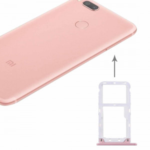 iPartsAcheter Xiaomi Mi 5X Carte SIM & SIM / TF Plateau (Or Rose) SI69RG373-20