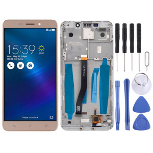 Écran LCD et numériseur complet avec cadre pour Asus ZenFone 3 Laser ZC551KL Z01BD (or) SH350J306-20