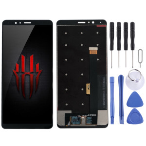 Écran LCD OEM pour ZTE Nubia Red Devil Red Magic NX609J avec numériseur complet (noir) SH368B655-20