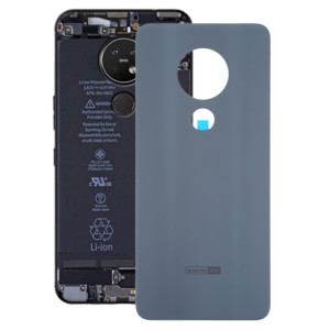 Cache arrière de la batterie pour Nokia 7.2 / 6.2 TA-1196 / TA-1198 / TA-1200 / TA-1187 / TA-1201 (argent givré) SH2BSL1219-20