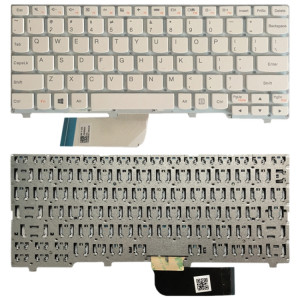 Clavier version américaine pour Lenovo ideapad 100S 100S-11IBY (blanc) SH469W1677-20