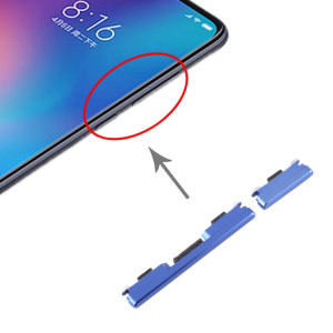 Touches latérales pour Xiaomi Mi 9 (bleu) SH529L1501-20