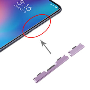 Touches latérales pour Xiaomi Mi 9 (violet) SH529P54-20
