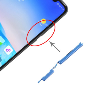 Touches latérales pour Xiaomi Redmi Note 6 Pro (bleu) SH539L457-20