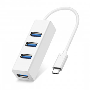 Adaptateur de concentrateur femelle portatif USB-C / Type-C mâle à 4 ports USB SH55491684-20