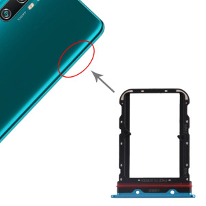 Plateau pour carte SIM + Plateau pour carte SIM pour Xiaomi Mi CC9 Pro (Bleu) SH556L1447-20