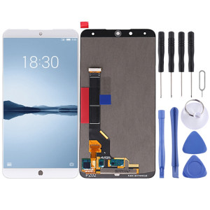 Écran LCD d'origine pour Meizu 15 Plus avec assemblage complet du numériseur (blanc) SH562W1205-20