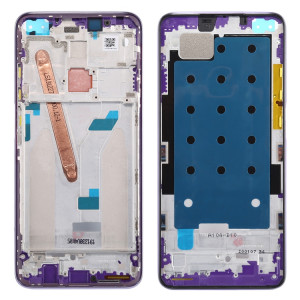 Boîtier avant plaque de cadre LCD pour Xiaomi Redmi K30 5G (violet) SH682P1691-20