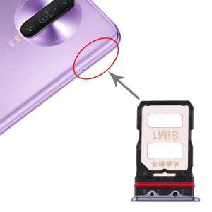 Plateau Carte SIM + Plateau Carte SIM pour Xiaomi Redmi K30 Pro (Noir) SH684B492-20