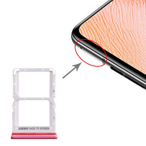 Plateau Carte SIM + Plateau Carte SIM pour Xiaomi Redmi K30 5G (Rouge) SH685R483-20